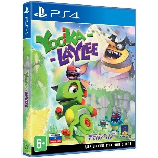 PS4 консоліне арналған ойын Yooka-Laylee
