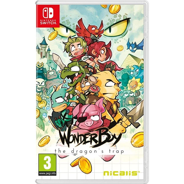Nintendo Switch консоліне арналған ойын Wonder Boy The Dragon's Trap