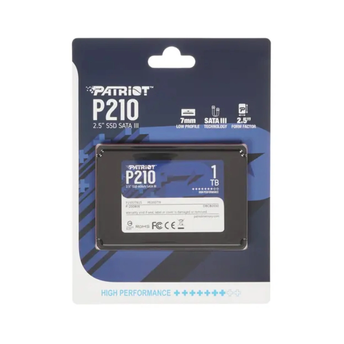 Твердотельный накопитель SSD Patriot P210S1TB25 1TB SATA  - фото 2