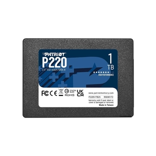 Твердотельный накопитель SSD Patriot P220 1TB SATA III 