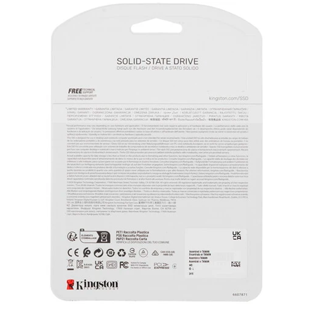 Твердотельный накопитель SSD Kingston SNV3S/500G - фото 3