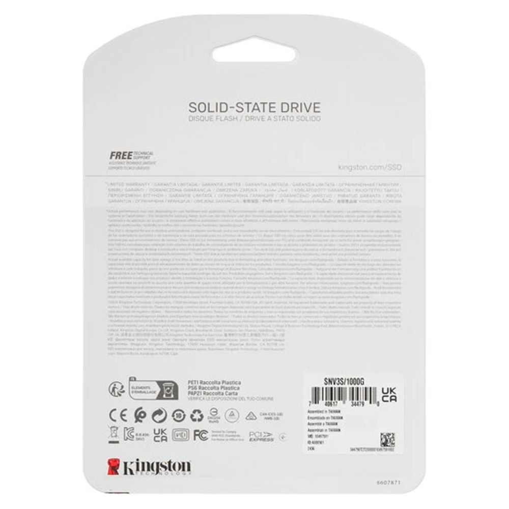 Твердотельный накопитель SSD Kingston SNV3S/1000G - фото 3