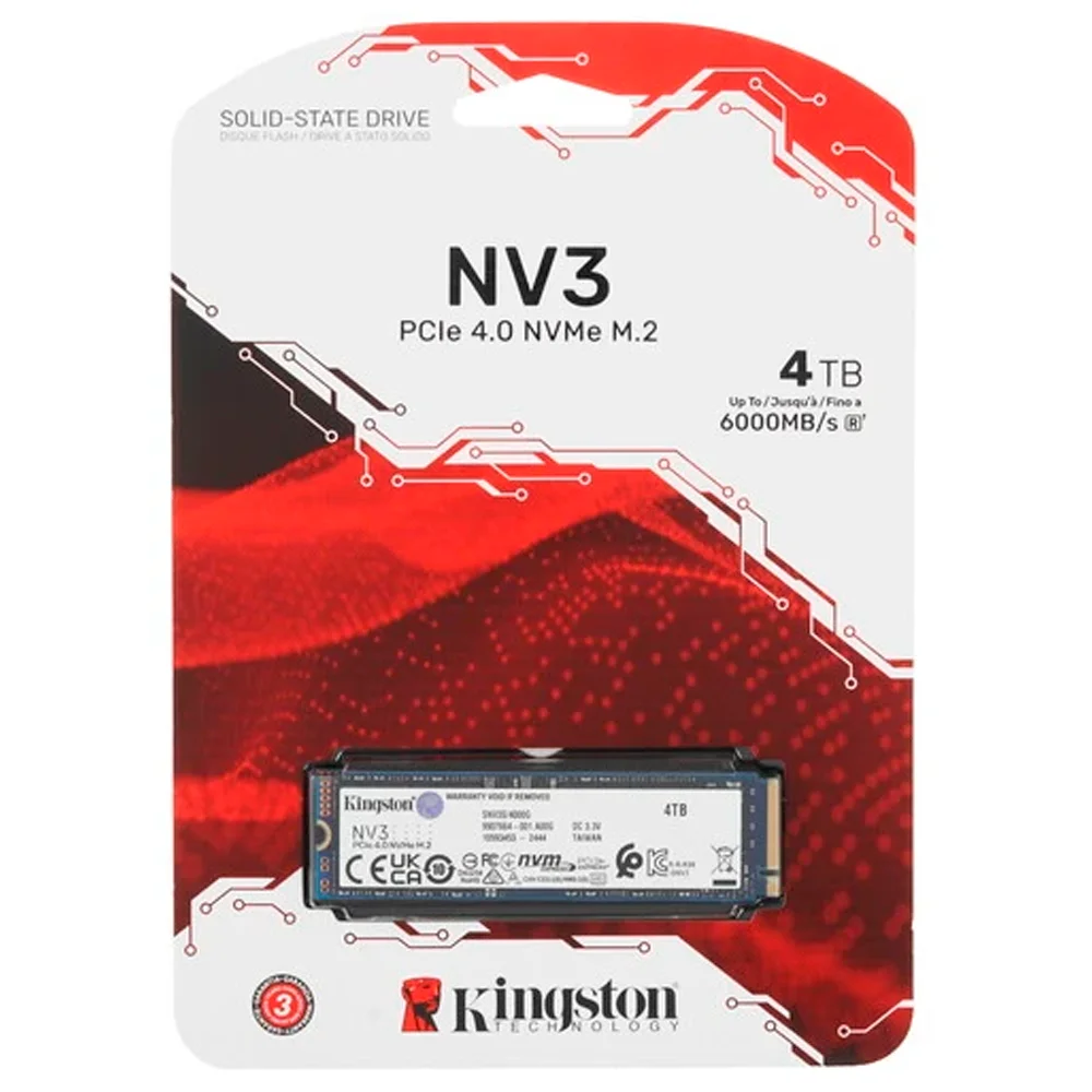 Твердотельный накопитель SSD Kingston SNV3S/4000G - фото 2
