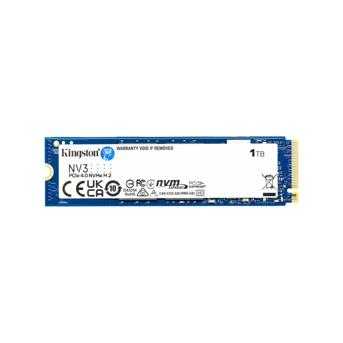 Твердотельный накопитель SSD Kingston NV3 SNV3S/1000GBK 1000GB M.2 NVMe PCIe 4.0x4 6000/4000Мб/сBULK  - фото 6