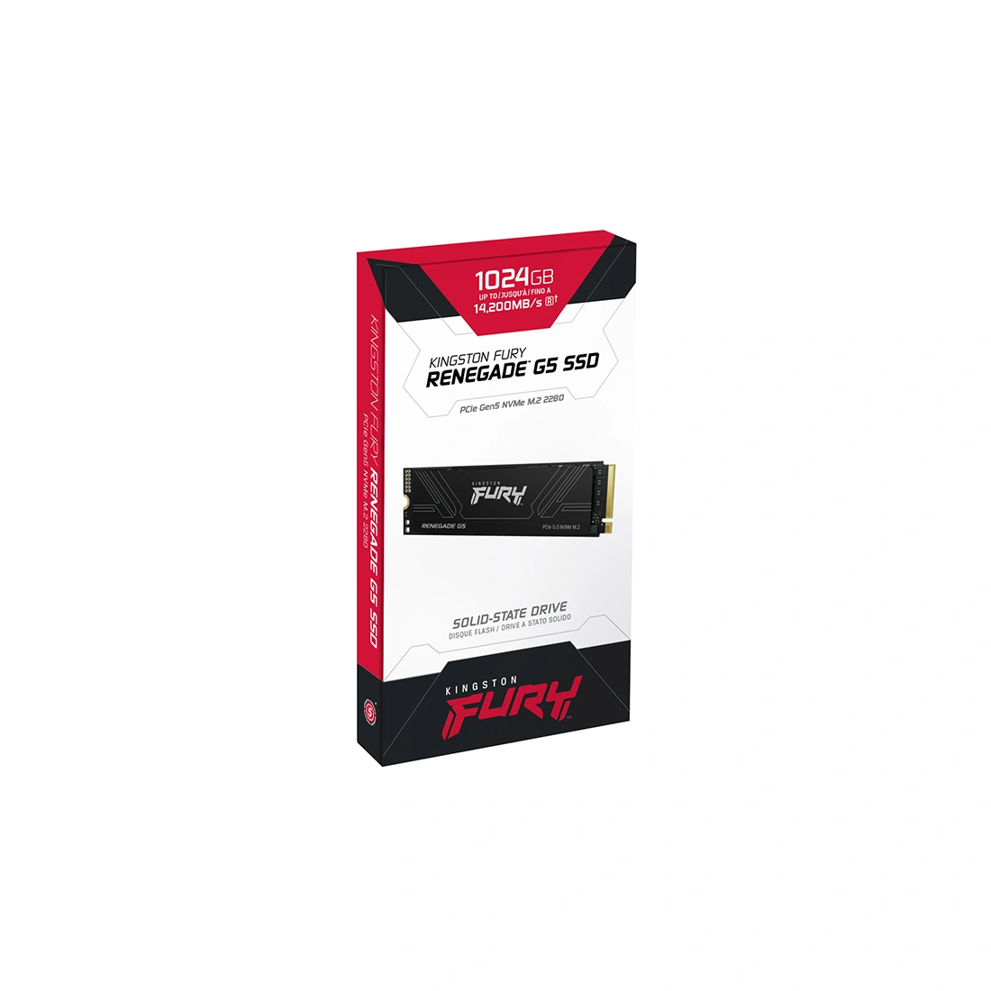 Твердотельный накопитель SSD Kingston FURY Renegade G5 SFYR2S/1T0 M.2 NVMe PCIe 5.0x4  - фото 5