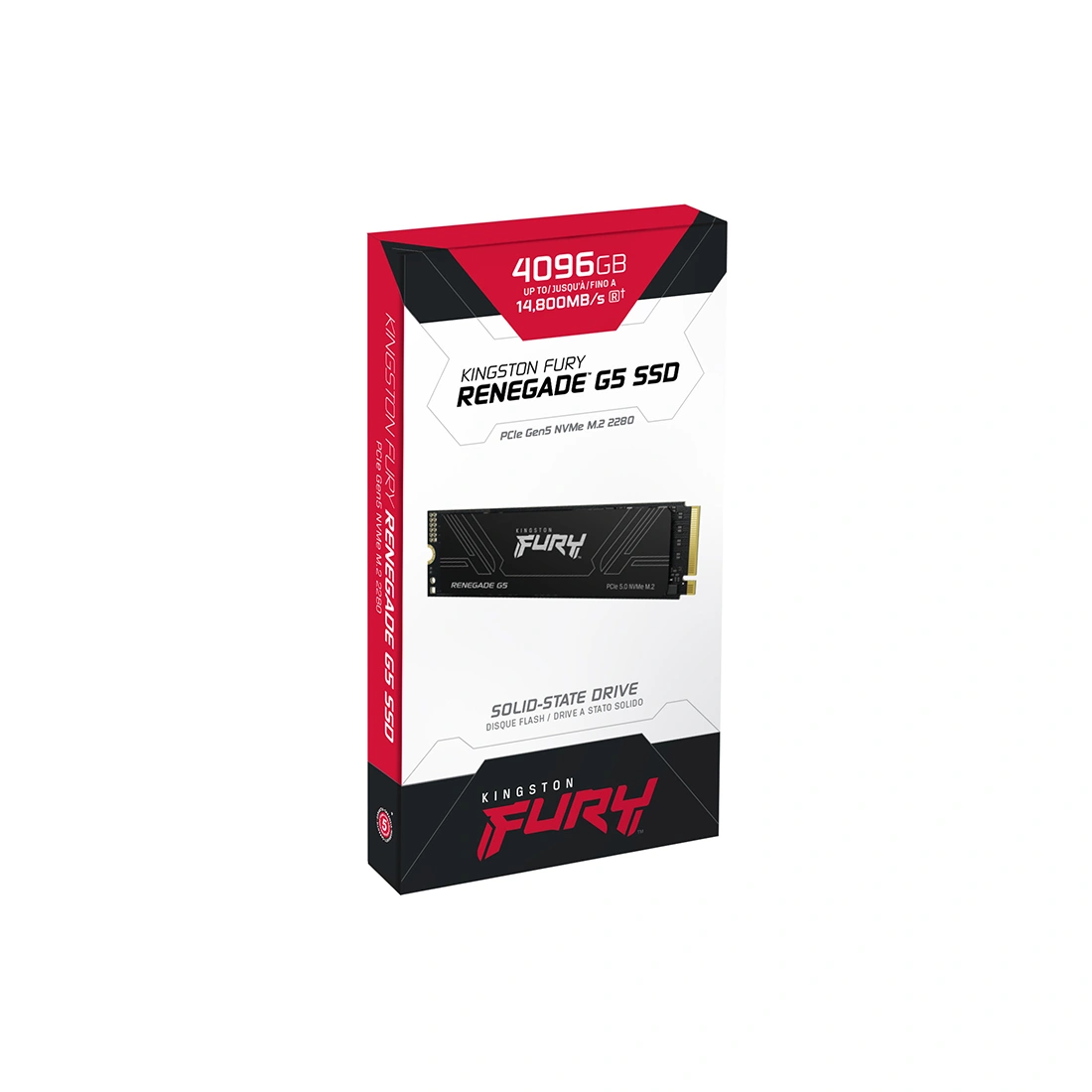 Твердотельный накопитель SSD Kingston FURY Renegade G5 SFYR2S/4T0 M.2 NVMe PCIe 5.0x4  - фото 4