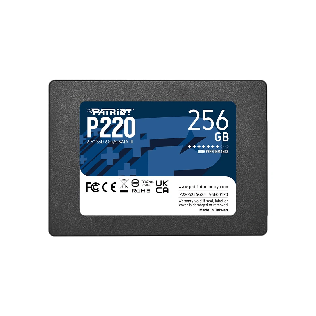 Твердотельный накопитель SSD Patriot P220 256GB SATA III 