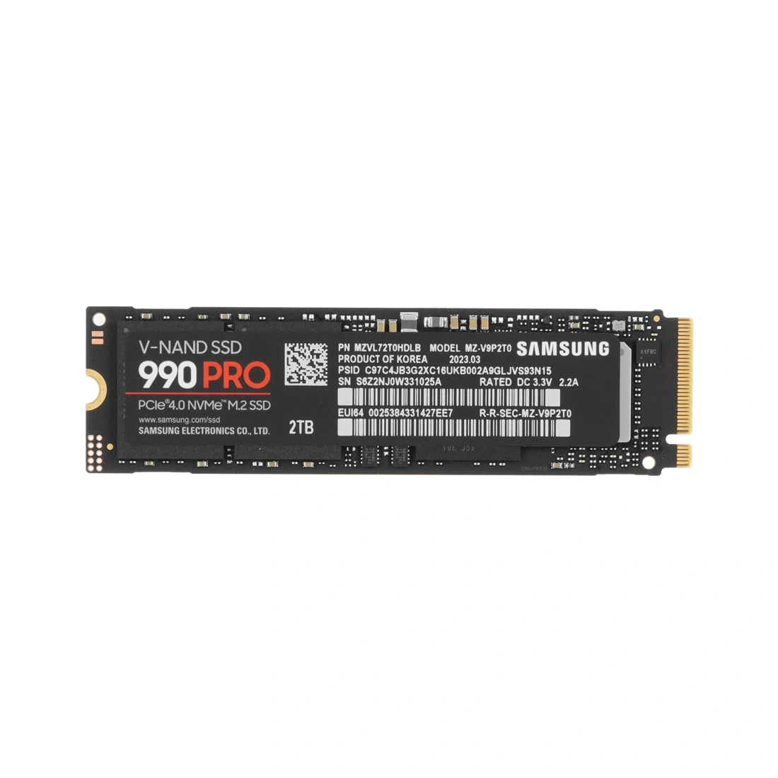 Твердотельный накопитель SSD Samsung 990 PRO 2TB M.2 