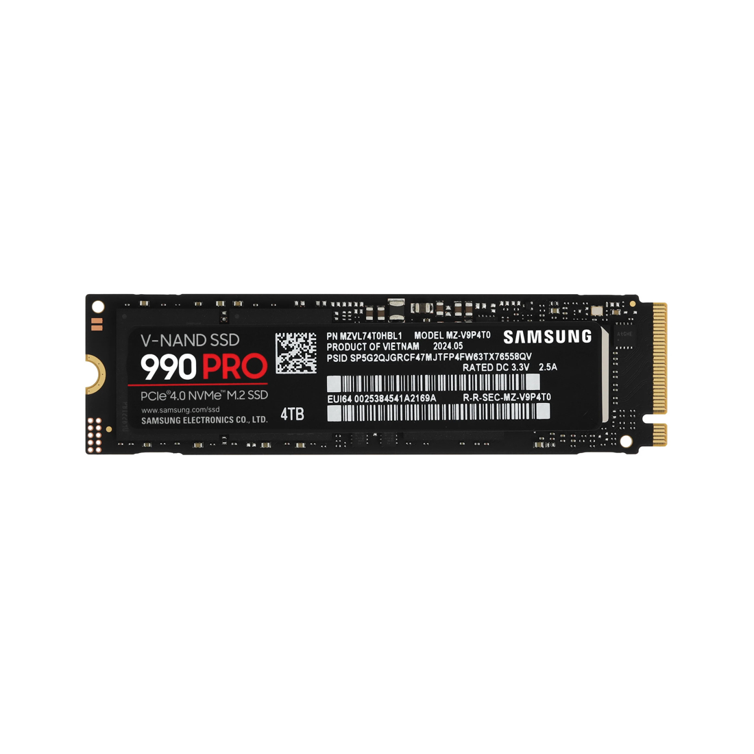 Твердотельный накопитель SSD Samsung 990 PRO 4TB M.2 