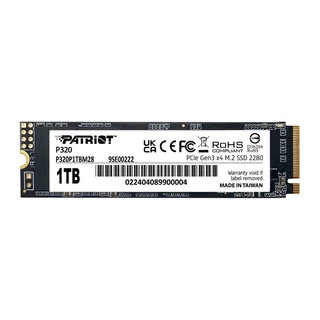Твердотельный накопитель SSD Patriot P320 1TB M.2 NVMe PCIe 3.0x4 