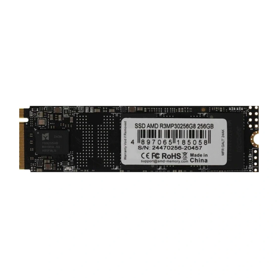 Твердотельный накопитель SSD AMD Radeon R3MP30256G8 256GB M.2 NVMe PCIe 3.0x4 