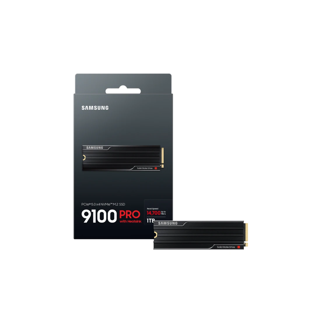 Твердотельный накопитель SSD Samsung 9100 PRO Heatsink 1TB M.2  - фото 3