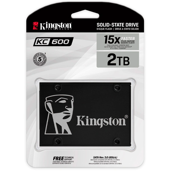 Твердотельный накопитель SSD Kingston SKC600/2048G SATA III 2.5" SKC600/2048G - фото 4