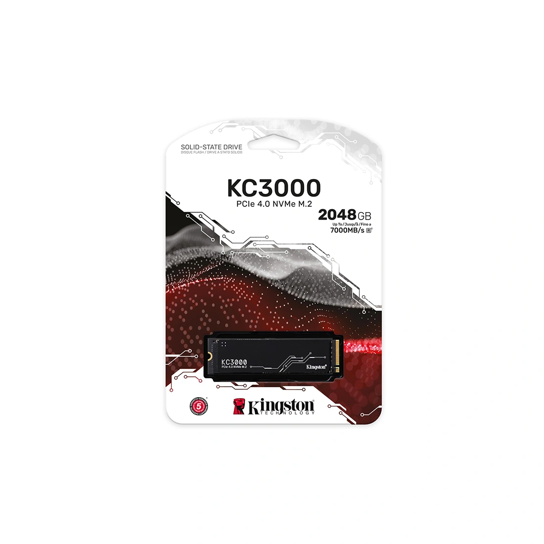 Твердотельный накопитель SSD Kingston SKC3000D/2048G M.2 NVMe PCIe 4.0 SKC3000D/2048G