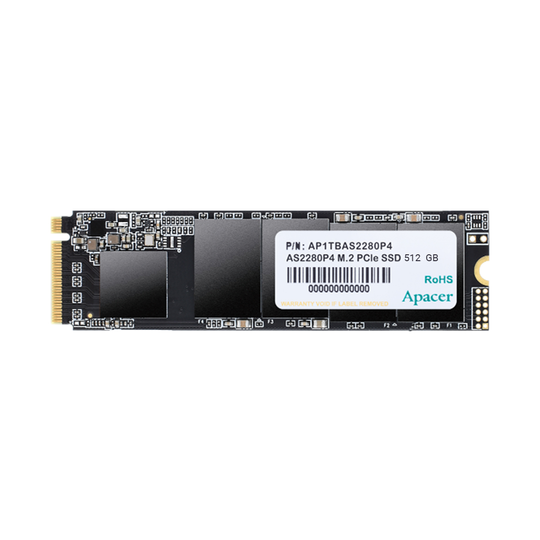 Твердотельный накопитель SSD Apacer AS2280P4 512GB M.2 PCIe  Твердотельный накопитель SSD Apacer AS2280P4 512GB M.2 PCIe