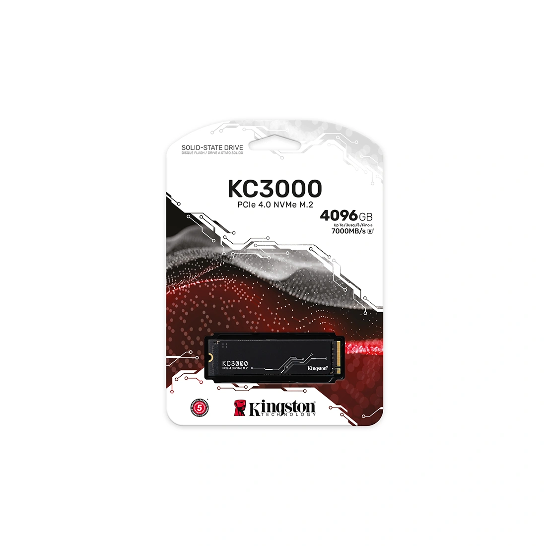 Твердотельный накопитель SSD Kingston SKC3000D/4096G M.2 NVMe PCIe 4.0  - фото 2