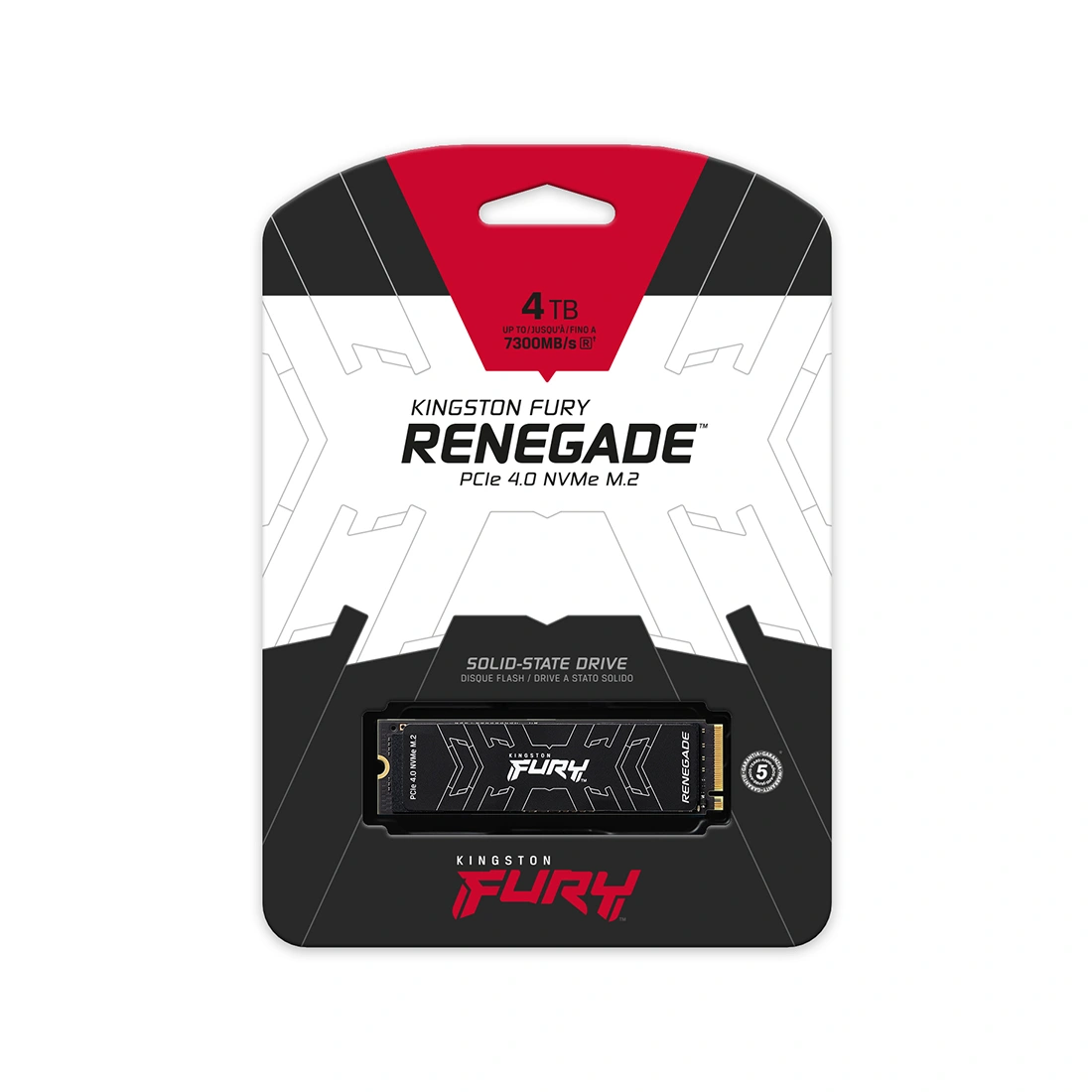 Твердотельный накопитель SSD Kingston FURY Renegade SFYRD/4000G M.2 NVMe PCIe 4.0 