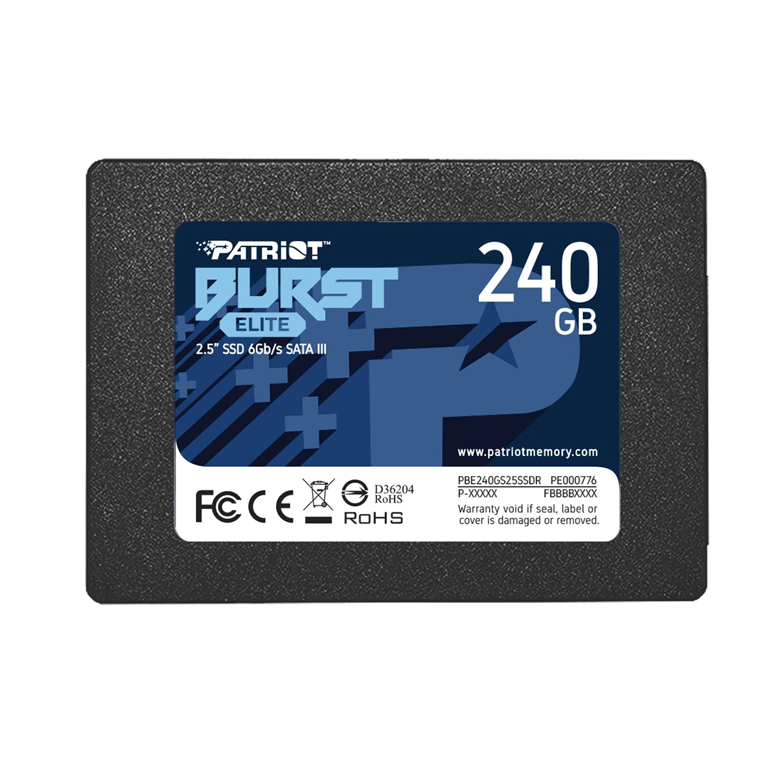 Твердотельный накопитель SSD Patriot Burst Elite 240GB SATA  Твердотельный накопитель SSD Patriot Burst Elite 240GB SATA