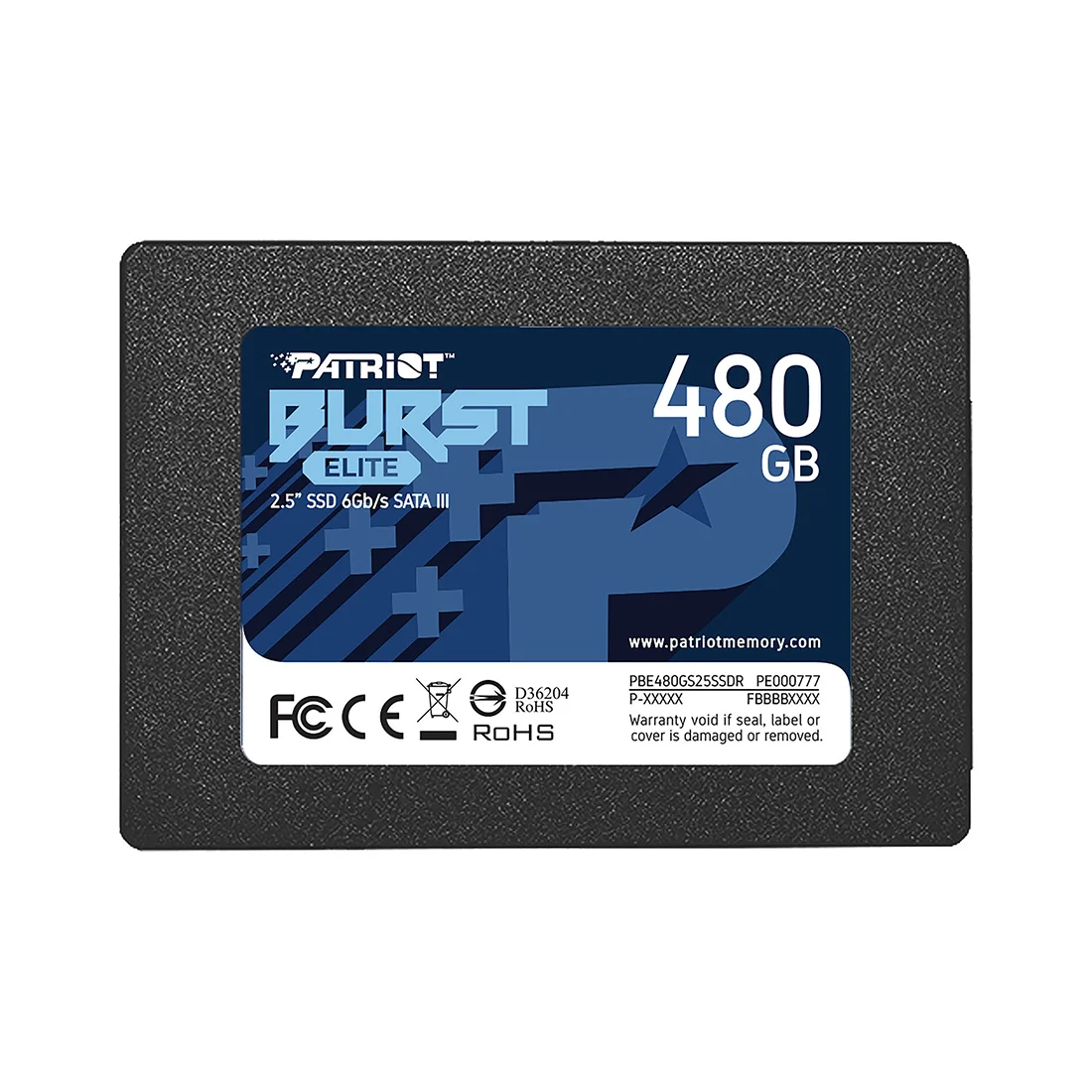 Твердотельный накопитель SSD Patriot Burst Elite 480GB SATA 