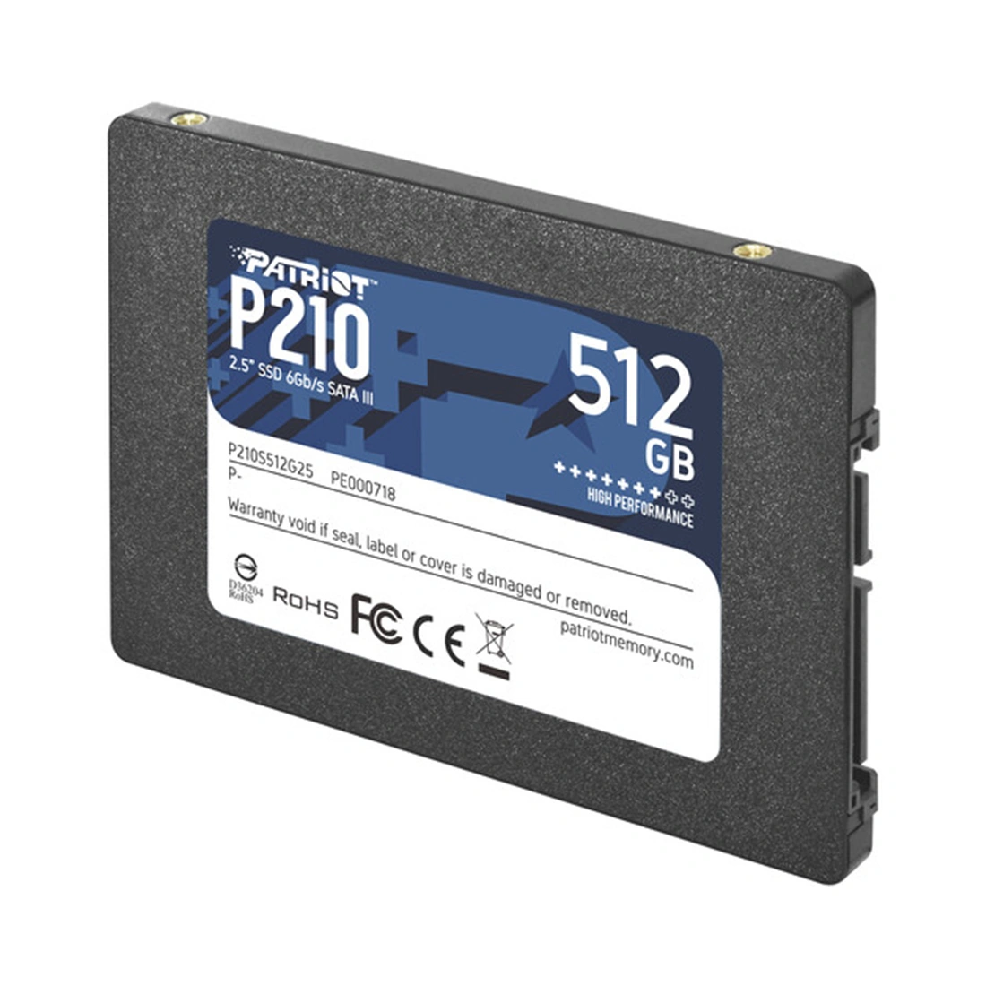 Твердотельный накопитель SSD Patriot P210 512GB SATA  - фото 3