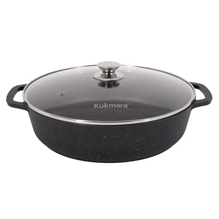 Сотейник KUKMARA Темный Мрамор смт3281а