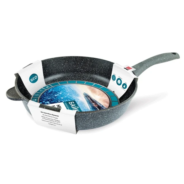 Сковорода НМП Байкал 28 см (2529) - фото 4