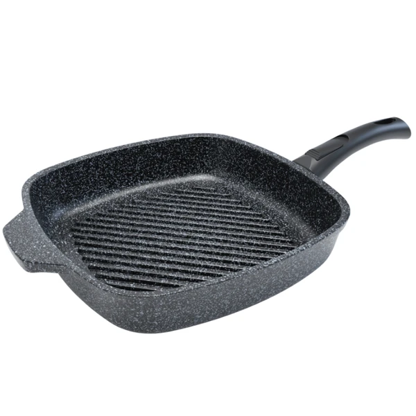 Сковорода-гриль НМП Байкал 28 см литая (254028G)