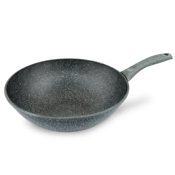 Сковорода-вок НМП Байкал 30 см литая (253130W)