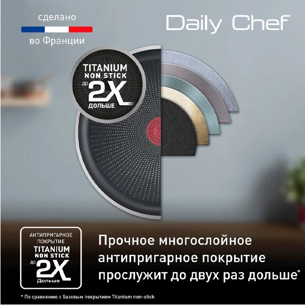 Сковорода Tefal Daily Chef 28 см (G2730672) - фото 5