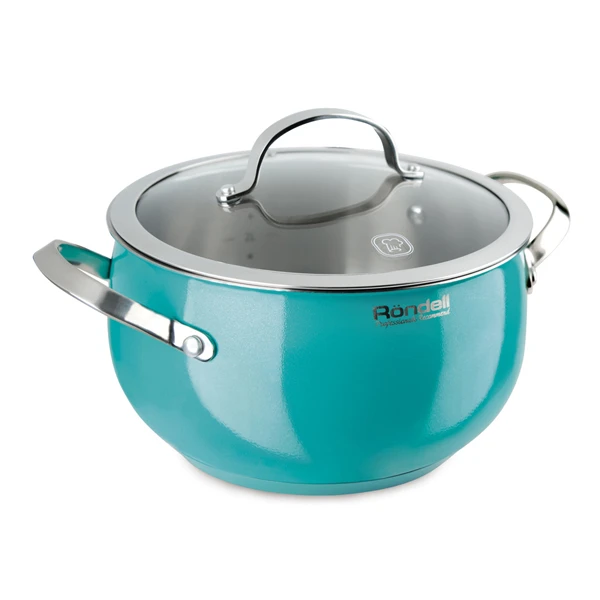 Кастрюля Rondell Turquoise 18см 2,8 л RDS-717 - фото 2