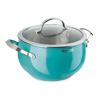 Кастрюля Rondell Turquoise  22см 5,8л RDS-719
