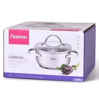 Кастрюля Fissman Luminosa 5,1 л (SS-5334)