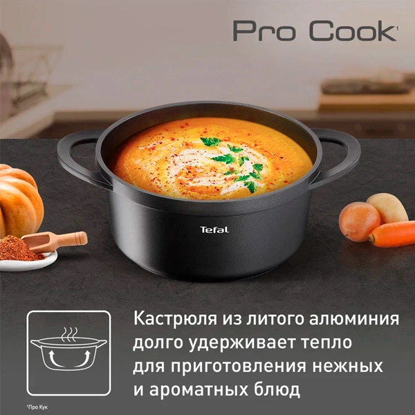 Кастрюля Tefal Pro Cook 24 см (E2184675K) - фото 5