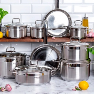 Кастрюля KUKMARA со стеклянной крышкой ORN-CA6024G - фото 5