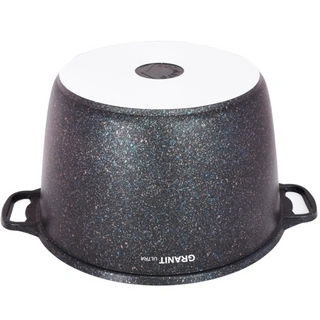 Кастрюля Kukmara 10л  "Granit ultra" (blue) - фото 3