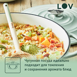 Кастрюля с крышкой Tefal LOV 7.4л 29см E2580504 - фото 5