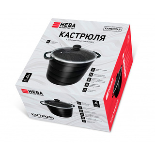 Кастрюля с крышкой НМП 4л (186640) - фото 4