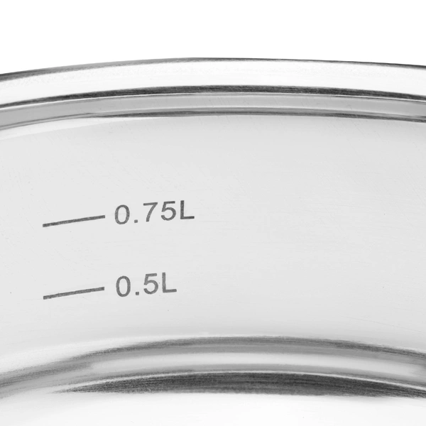 Ковш со стеклянной крышкой Ardesto Gemini Liguria AR4313GB 1.3л  - фото 3