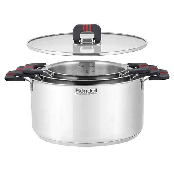 Кастрюля Rondell Stripes 5.2л RDS-1638 - фото 3