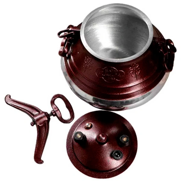 Афганский казан Rashko Baba M 15л красный-серебристый - фото 2