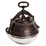 Афганский казан Rashko Baba M 20 л красный-серебристый