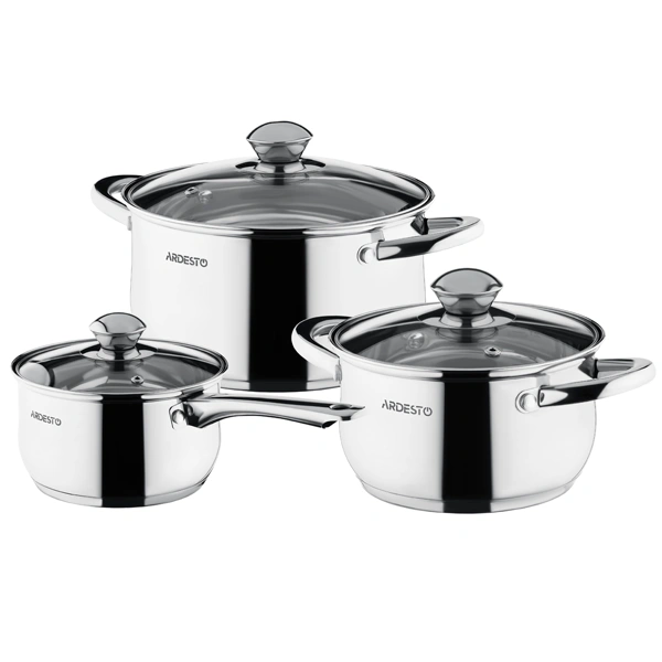 Набор посуды Ardesto Gemini Gourmet Varese AR1906PS 6 пр.