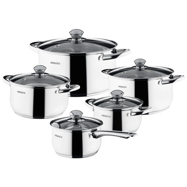 Набор посуды Ardesto Gemini Gourmet Varese AR1910PS 10 пр.