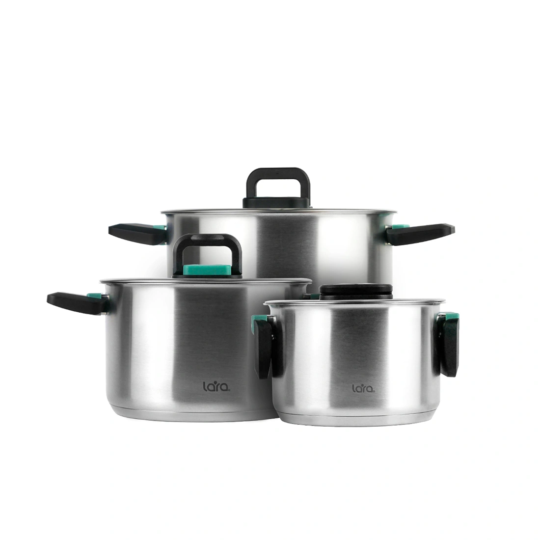 Набор посуды LARA ИЗУМРУД LR02-123 3пр LR02-123