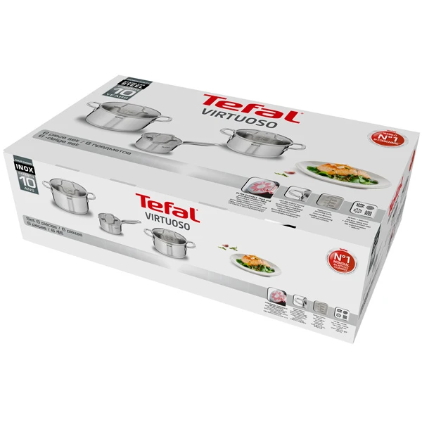 Набор посуды Tefal Virtuoso E492S674 6 пр. - фото 2