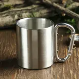 Кружка с карабином "Иди в поход", 200 мл  - фото 3