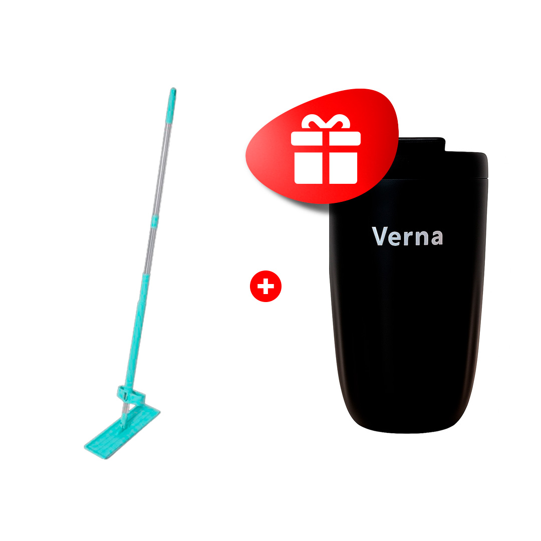 Жиынтық Verna термос-шыныаяқ LC-450GX + Швабра ARG H180 