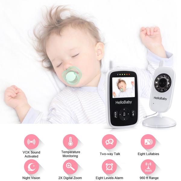 Видеоняня HelloBaby HB24X2