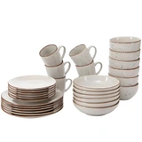 Столовый набор Empire H2021-873 Beige 30 пр.