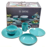 Empire асхана жинағы H2021-870 Turquoise 30 зат - фото 2